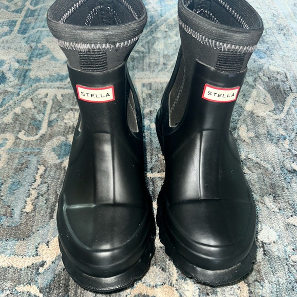 Hunter x Stella Mccartney Vegan Rubber Boots Wellies - Picture 1 of 6